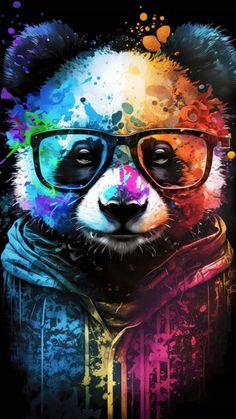 Colorful Panda