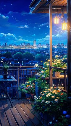 Evening Balcony City View IPhone Wallpaper 4K  IPhone Wallpapers