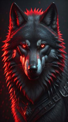 Red Wolf iPhone Wallpaper 4K  iPhone Wallpapers