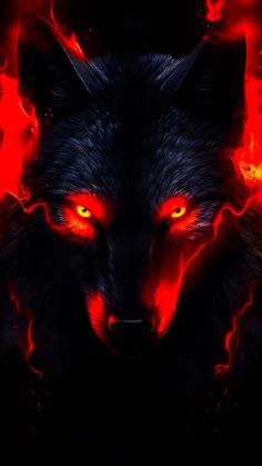 Red Blood Wolf iPhone Wallpaper 4K  iPhone Wallpapers