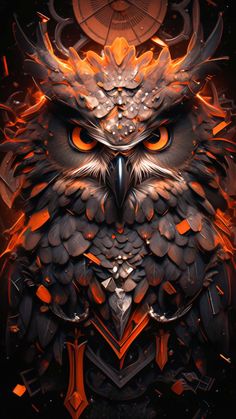 The Owl iPhone Wallpaper 4K  iPhone Wallpapers