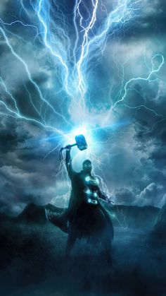 Thor lightning thunder iPhone Wallpaper 4K  iPhone Wallpapers