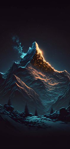 The Mountain iPhone Wallpaper 4K  iPhone Wallpapers