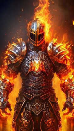 Fire Warrior iPhone Wallpaper 4K  iPhone Wallpapers