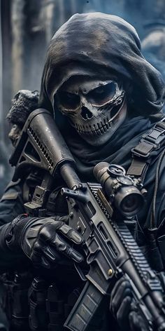 Ghost Soldier Army iPhone Wallpaper 4K  iPhone Wallpapers