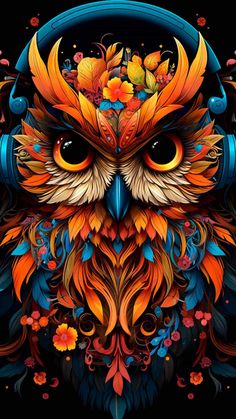Owl Digital Art iPhone Wallpaper 4K  iPhone Wallpapers