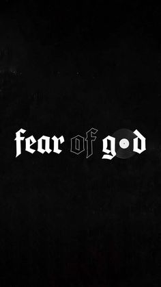 Fear of God iPhone Wallpaper 4K  iPhone Wallpapers