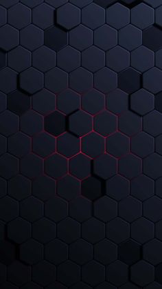 Black Hexagon iPhone Wallpaper 4K  iPhone Wallpapers