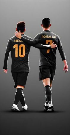 Messi with Ronaldo iPhone Wallpaper 4K  iPhone Wallpapers
