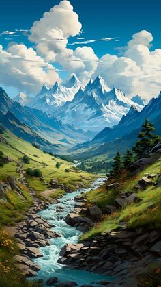 Mountains Landscape Valley iPhone Wallpaper 4K  iPhone Wallpapers