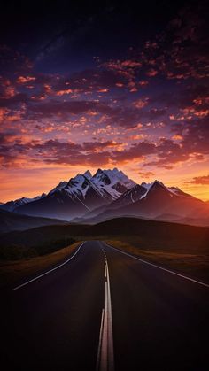 Road to Snowtops iPhone Wallpaper 4K  iPhone Wallpapers