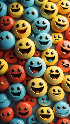 Smiley Faces iPhone Wallpaper 4K  iPhone Wallpapers