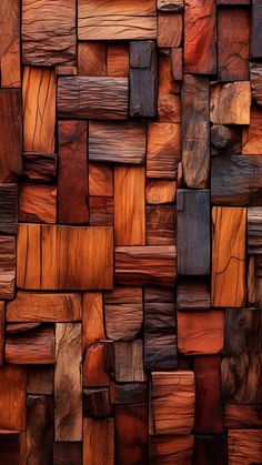 Wood Blocks 3D iPhone Wallpaper 4K  iPhone Wallpapers