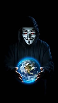 Anonymous Earth iPhone Wallpaper 4K  iPhone Wallpapers