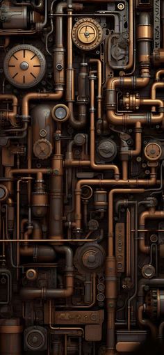 Vintage Steam Pipes iPhone Wallpaper 4K  iPhone Wallpapers