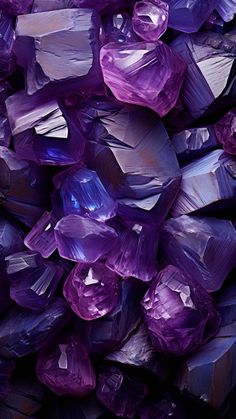 Purple Crystals iPhone Wallpaper 4K  iPhone Wallpapers