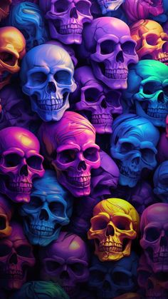 Skulls iPhone Wallpaper 4K  iPhone Wallpapers