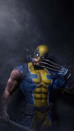 Wolverine cigar and claws iPhone Wallpaper 4K  iPhone Wallpapers