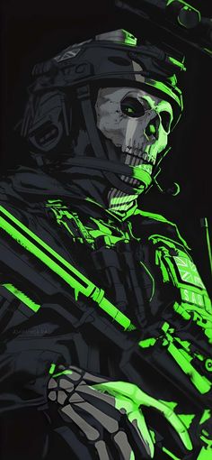 MW3 Ghost iPhone Wallpaper 4K  iPhone Wallpapers
