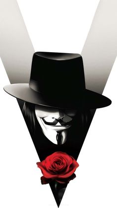V for Vendetta illustrated iPhone Wallpaper 4K  iPhone Wallpapers
