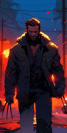 Wolverine Anime iPhone Wallpaper 4K  iPhone Wallpapers