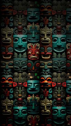 Tiki Totem Idols iPhone Wallpaper 4K  iPhone Wallpapers