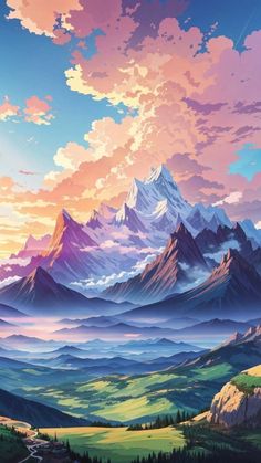 Mountains Landscape iPhone Wallpaper  iPhone Wallpapers