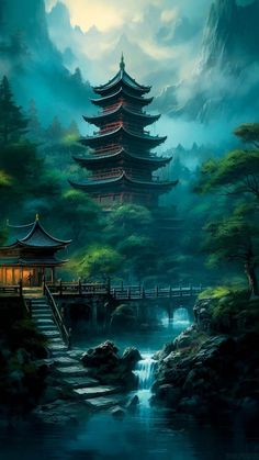 Forest Temple Japan iPhone Wallpaper  iPhone Wallpapers