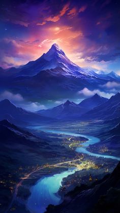 Mountain Valley City iPhone Wallpaper  iPhone Wallpapers