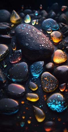 Crystal Pebbles iPhone Wallpaper  iPhone Wallpapers