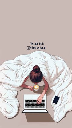 To do List Stay in Bed  iPhone Wallpapers