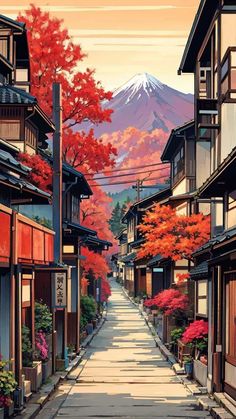 Street in Japan  iPhone Wallpapers