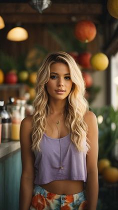 Blonde Girl Portrait Picture  iPhone Wallpapers