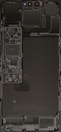 iPhone 15 Pro Max Motherboard Wallpaper by Basicappleguy  iPhone Wallpapers