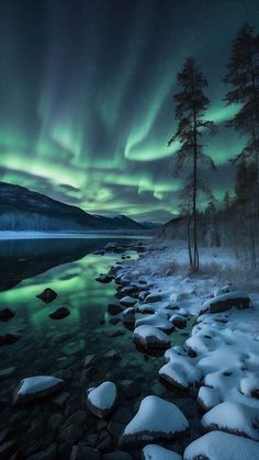 Northern Lights River iPhone Wallpaper  iPhone Wallpapers