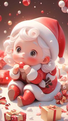 Cute Baby Christmas iPhone Wallpaper  iPhone Wallpapers