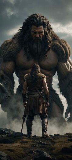 Bigfoot vs Warrior iPhone Wallpaper