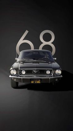 Ford mustang 68 iPhone Wallpaper