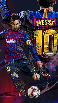 Messi The Striker iPhone Wallpapers