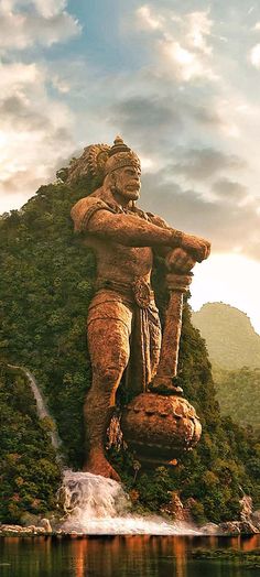 Hanuman Statue iPhone Wallpaper