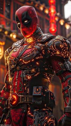 Deadpool Armor iPhone Wallpaper HD