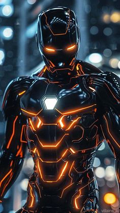 Black Iron Man iPhone Wallpaper HD 1