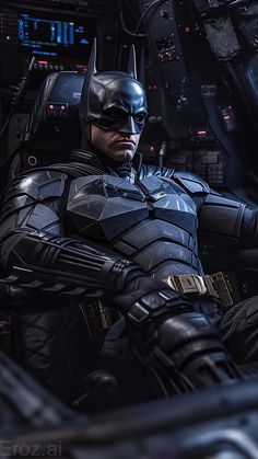 Batman in Batmobile By erozai iPhone Wallpaper HD