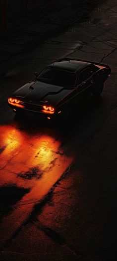 Dodge Challenger Night iPhone Wallpaper HD