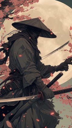 Black Samurai By _artsopolis iPhone Wallpaper HD