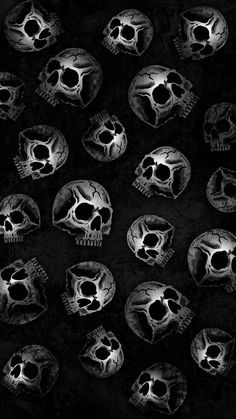 Skulls iPhone Wallpaper HD