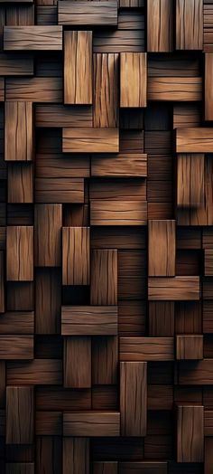 Wood Blocks 3D Background iPhone Wallpaper HD