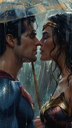 Superman Wonder Woman Love