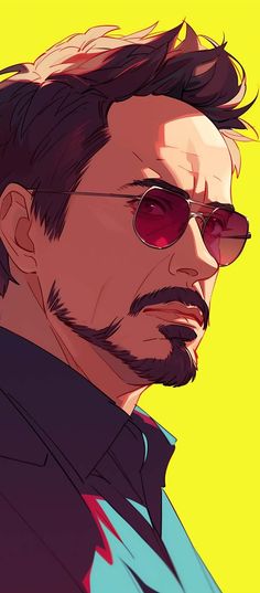 Tony Stark Anime Portrait