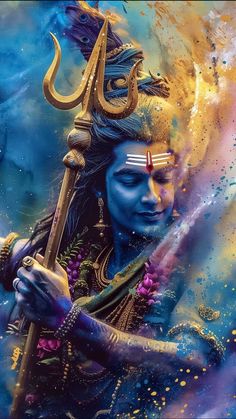 God Shiva Holi Play